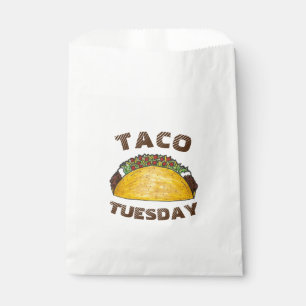 Taco Tuesday Tex Mex Mexican Food Cinco de Mayo Favor Bag