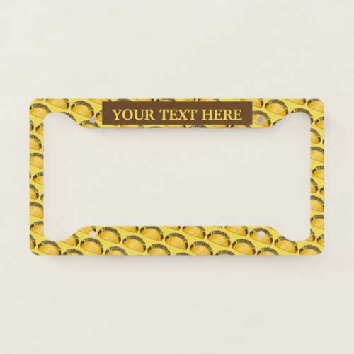 Taco Tuesday Tex Mex Mexican Food Foodie License Plate Frame