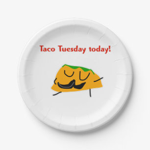 Taco Tuesday today! Paper Plates