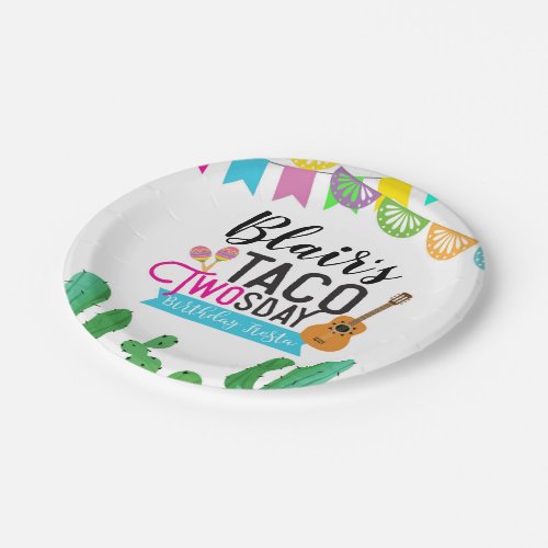 Taco Twos_day Paper Plates