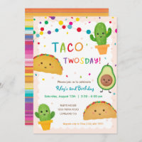 Taco Twosday Birthday Party fiesta theme birthday