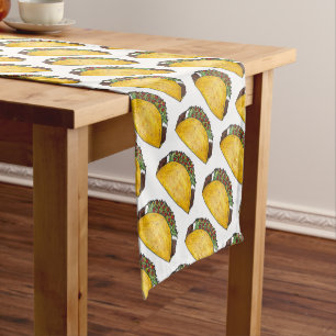 Taco TWOSday Tuesday 2nd Birthday Party Fiesta Short Table Runner