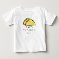 Taco Twosday Tuesday White 2nd Birthday Boy