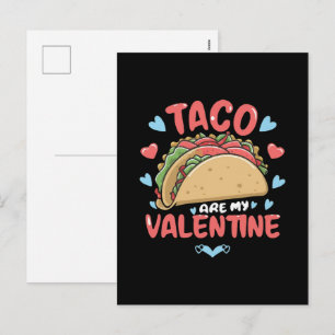 Taco-valentine Holiday Postcard
