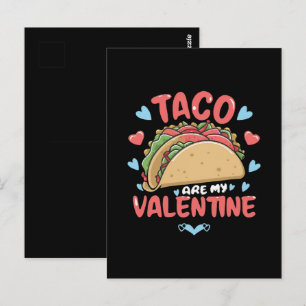 Taco-valentine Postcard