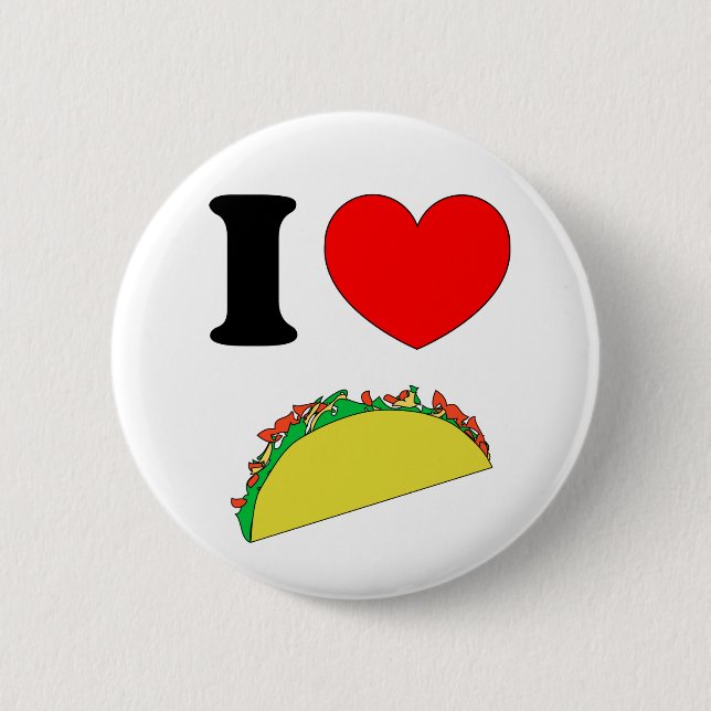Taco Wear Pinback Button (Front)