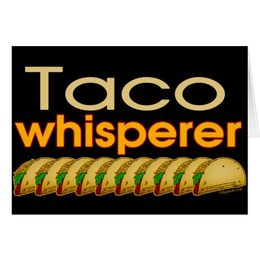 Taco Whisperer Cards (Front Horizontal)