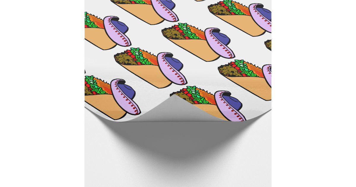 Taco Wrapping Paper Zazzle
