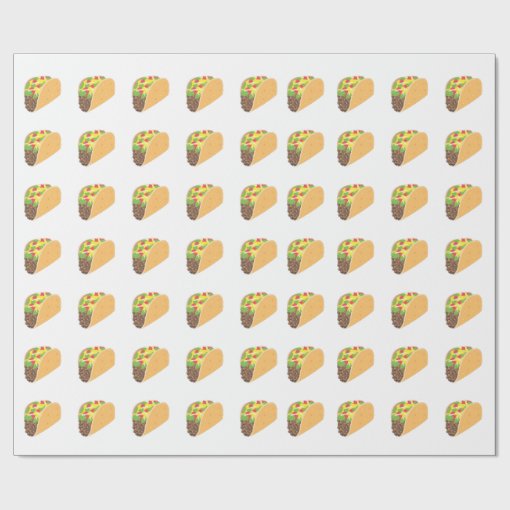 Taco Wrapping Paper Zazzle