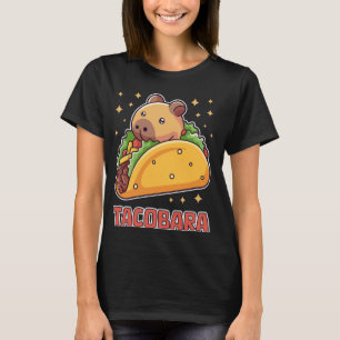 Tacobara Funny Capybara Tacos Tuesday Mexican Food T-Shirt