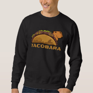 Tacobara Taco Capybara Animal Graphic Capibara Sweatshirt