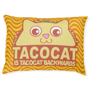 Tacocat Backwards II Epica Pet Bed