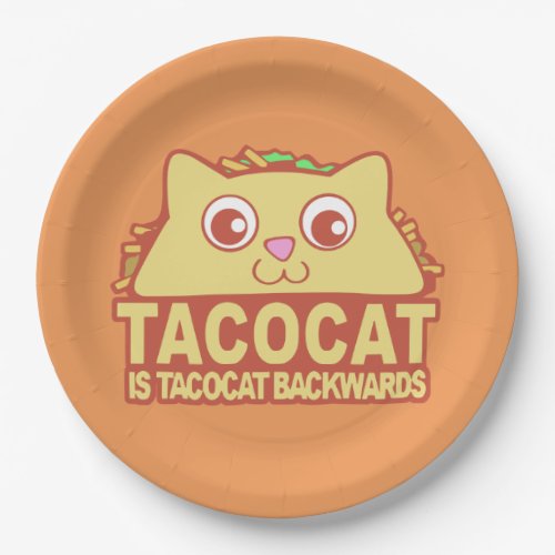 Tacocat Backwards II Paper Plates