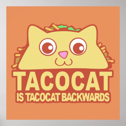 Tacocat Backwards II Poster