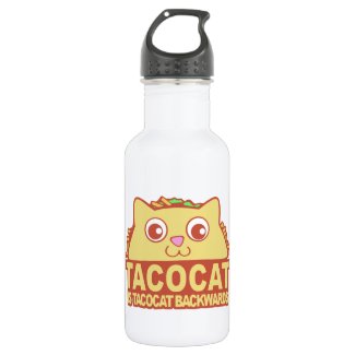 Tacocat Backwards II Stainless Steel Water Bottle