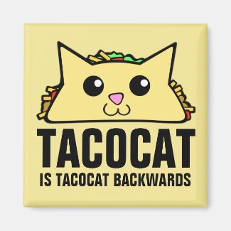 Tacocat Backwards Magnet