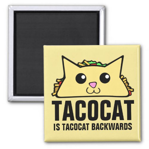 Tacocat Backwards Magnet