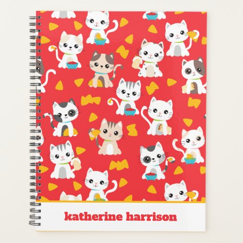 Tacocat Burrito and Taco Cats Cute Personalized Planner