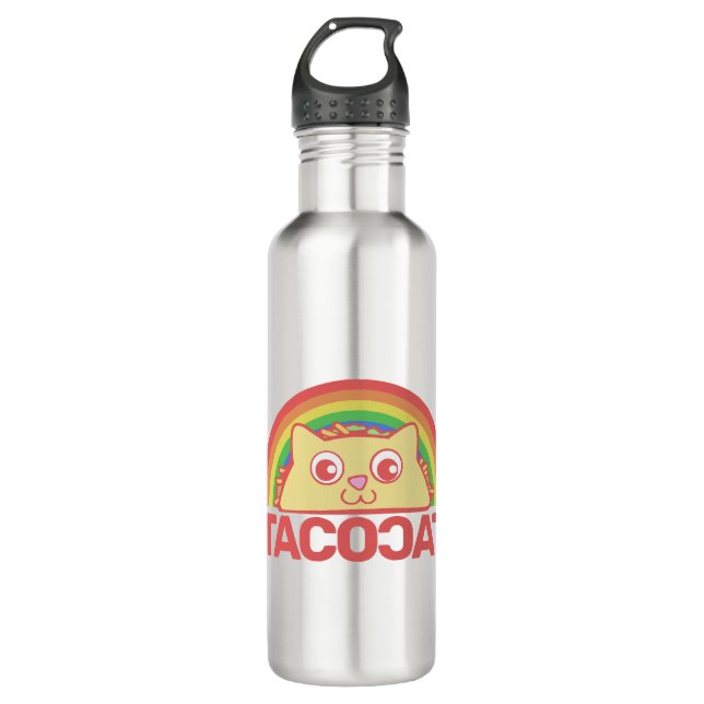 TacocaT Deluxe Stainless Steel Water Bottle (Front)