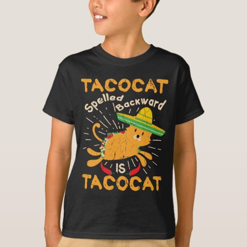 Tacocat Graphic Cinco de Mayo Cat Taco T_Shirt