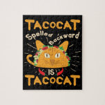 Tacocat Spelled Backwards Cinco de Mayo Taco Jigsaw Puzzle Tacocat Spelled Backwards Cinco de Mayo Taco Jigsaw Puzzle
