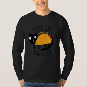 Tacocat Spelled Backwards Funny Taco Cat Cinco De  T-Shirt