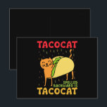 Tacocat Spelled Backwards Tacos Cats Cinco De Mayo Postcard<br><div class="desc">Tacocat Spelled Backwards Tacos and Cats Cinco De Mayo Cat</div>