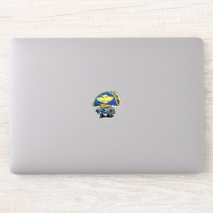 Tacoleon Tinyhands custom cut Sticker