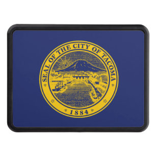 Tacoma city flag hitch cover