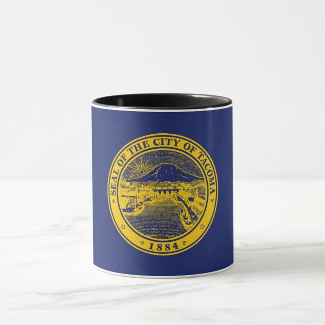 Tacoma city flag mug (Center)