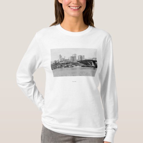 Tacoma WA _ Skyline View of Downtown T_Shirt