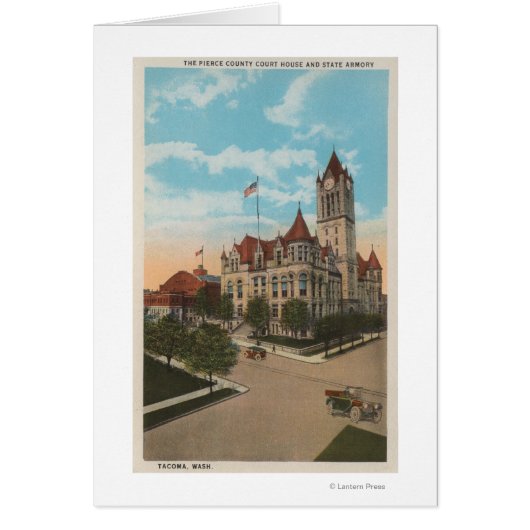 Tacoma, WA - View of Pierce County Court House (Front)