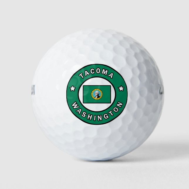 Tacoma Washington Golf Balls (Front)
