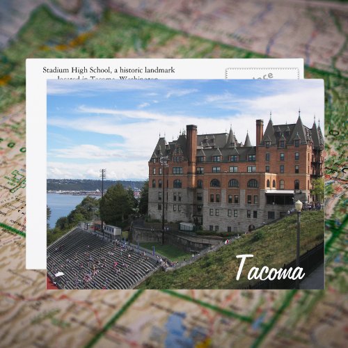 Tacoma Washington Historic Landmark Travel Postcard