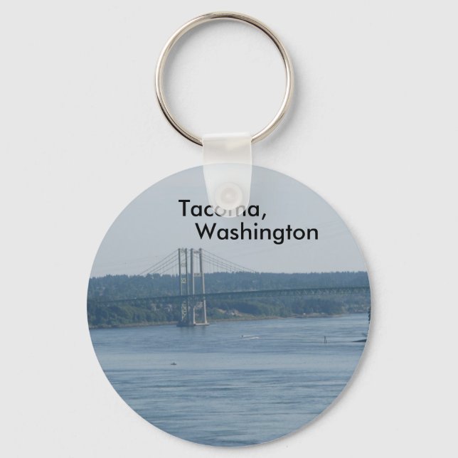 Tacoma, Washington Keychain (Front)