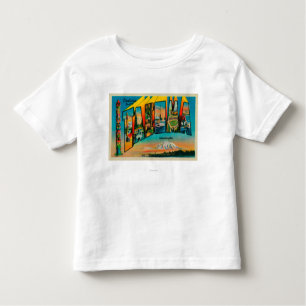 Tacoma, Washington - Large Letter Scenes 2 Toddler T-shirt