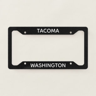 Tacoma Washington License Plate Frame