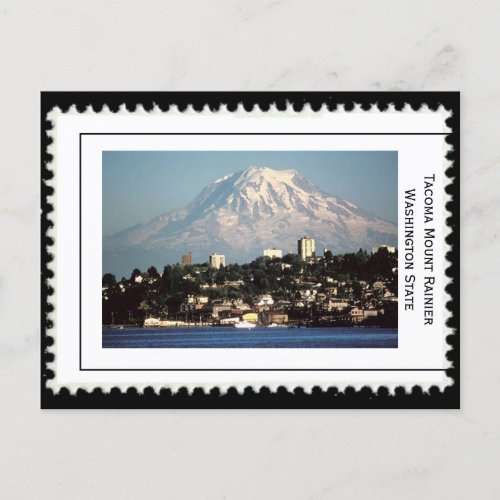 Tacoma Washington Mt Rainier Postcard