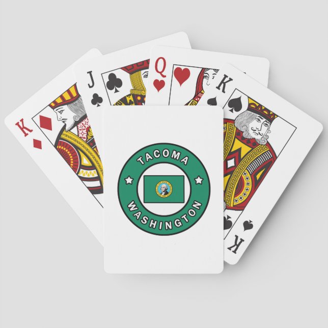 Tacoma Washington Poker Cards (Back)