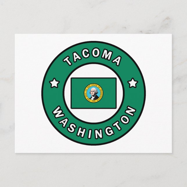 Tacoma Washington Postcard (Front)