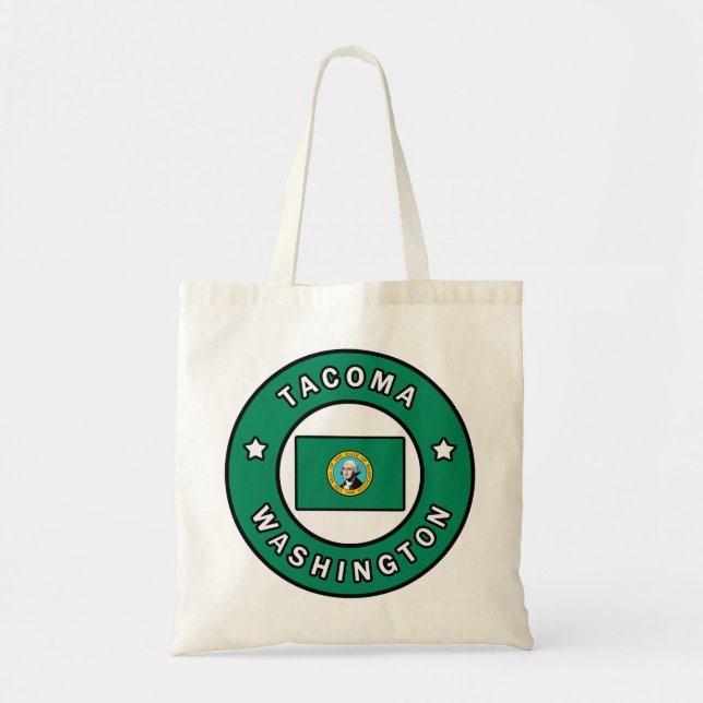Tacoma Washington Tote Bag (Front)