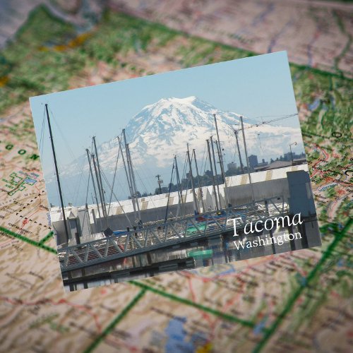 Tacoma Washington Travel Photo Postcard