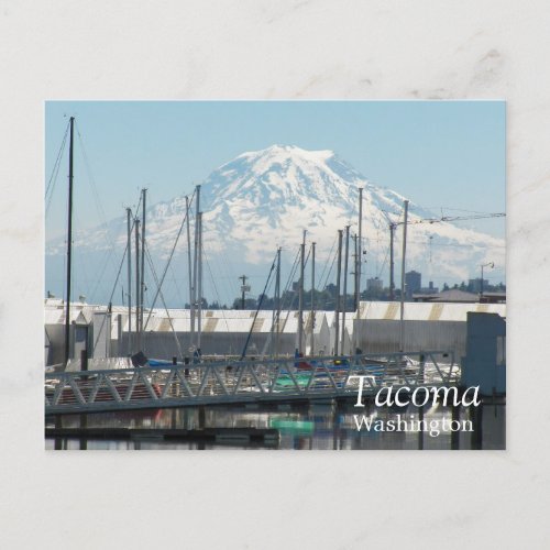 Tacoma Washington Travel Postcard