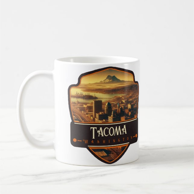 Tacoma, Washington| Vintage Coffee Mug (Left)