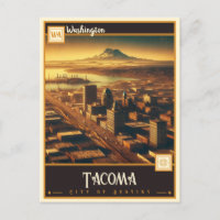 Tacoma, Washington| Vintage Postcard