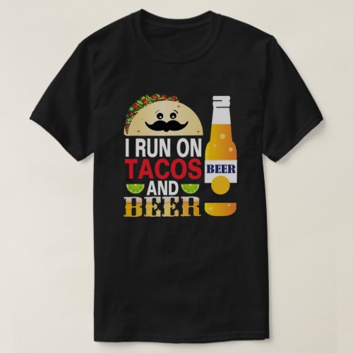 Tacos And Beer Cinco de Mayo T_Shirt