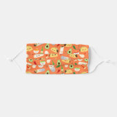 Tacos and Burritos Adult Cloth Face Mask (Front, Folded)