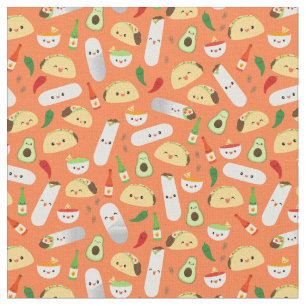 Tacos and Burritos Fabric