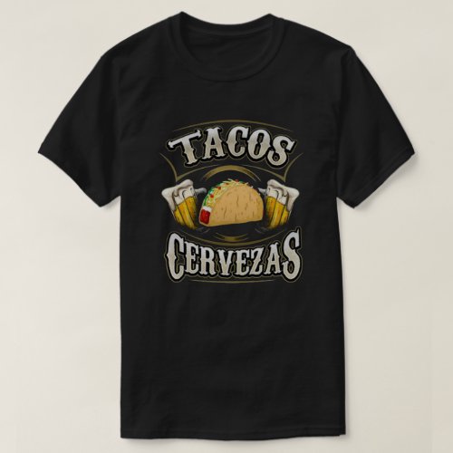 Tacos And Cervezas Cinco de Mayo T_Shirt