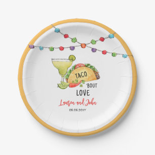 Tacos and Margarita Couples shower  Paper Plates